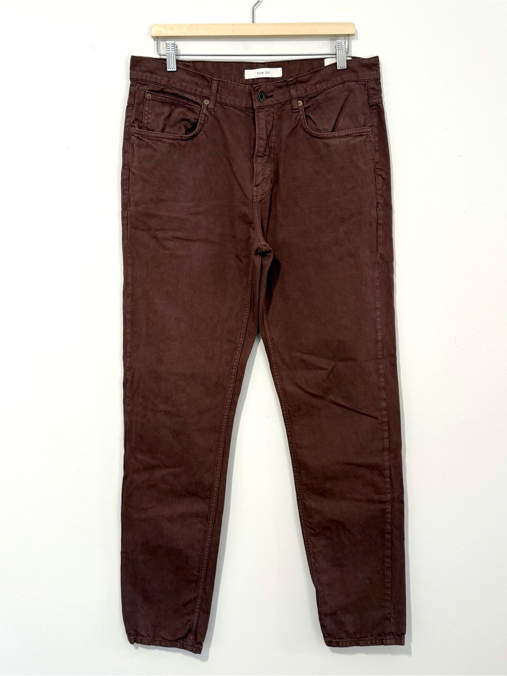 Billy Reid Men’s Slim Fit 100% Cotton 5 Pocket Pant $198 MSRP – 34 x 34